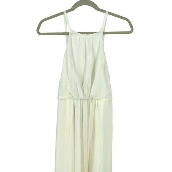 Show Me Your MuMu Amanda Maxi Dress Wedding Cake Chiffon XL NWT - Picture 5 of 6